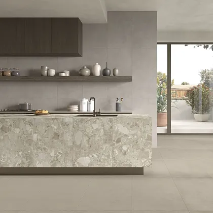 Фото Керамогранит MGM Ceramiche Resin Hub Snow Rett 60x120 Италия
