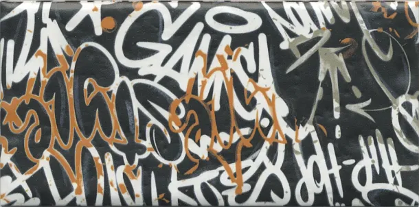 Фото Панно OP\A210\4x\19060 Граффити из 4-х частей 39.6*20 Россия