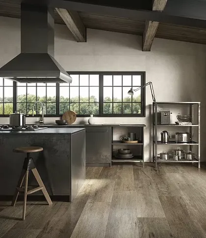 Фото Керамогранит Sant Agostino Yorkwood Walnut 20x120 Италия