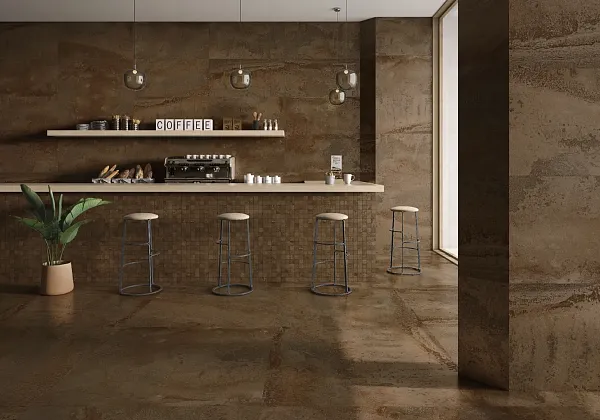 Фото Керамогранит Prissmacer Lab. Iron Salvia Luxglass Rect 60x120 Испания