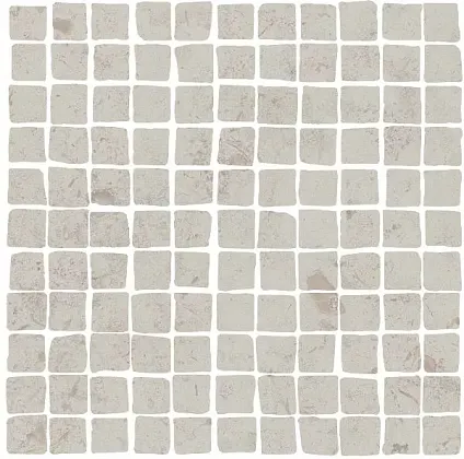 Фото Мозаика MBS003 Про Лаймстоун Спакко мозаичный серый светлый матовый 20х20 Россия
