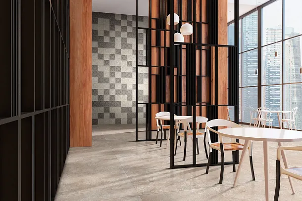 Фото Керамогранит Ragno Marazzi RCAD Realstone Travertino Vein Titanio Rett 60x120 Италия