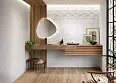 Керамическая плитка Metropol R0002764 Santorini Concept White Glow 30x90
