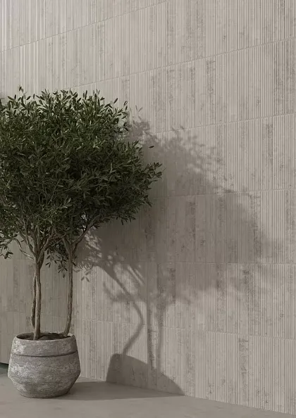 Фото Клинкерная плитка Paradyz Carrizo Grey Elewacja Struktura Mat B1a 39,7x6,5 Польша