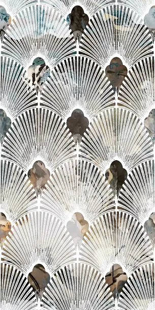 Фото Керамогранит Deco Couture Comb 49.1x98.2 Испания