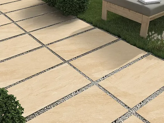 Фото Керамогранит Landgrace Outdoor Bodo Grey R11 20mm 60х120 Индия