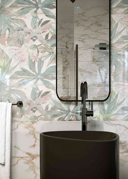 Фото Плитка Shine flower 30х90 (ND_P0380) Россия