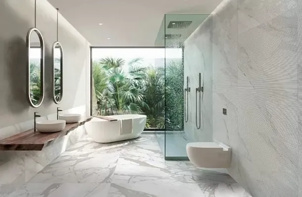 Фото Плитка R9TZ Mixed Bianco Rett. 40x120 Италия