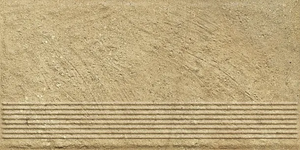 Фото Ступень Paradyz Eremite Beige Stopnica Prosta Struktura Mat B1a 30x60 Польша