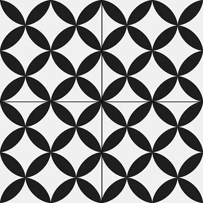 Керамогранит Circle Black Pre 45x45 для кухни, для ванной, для туалета, для прихожей Фото Керамогранит Circle Black Pre 45x45 Испания