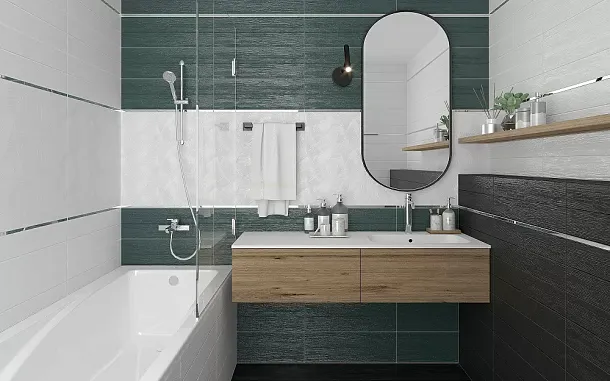 Фото Плитка 60144 Kopengagen бирюзовый 20х60 Россия