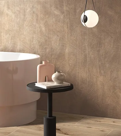 Фото Керамогранит Vitra K958020R0001VTER ArtWood Маркетри Орех Матовый R10B Ректификат 60x120 Турция