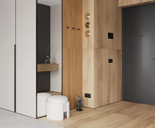 Фото Керамогранит Laparet Wood Royal Almond Бежевый Матовый Карвинг 60Х120 Индия
