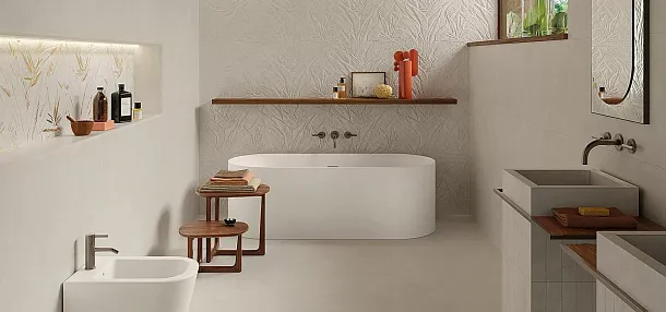 Фото Керамическая плитка FAP Ceramiche fRXP Nobu Row Beige Matt RT 50x120 Италия