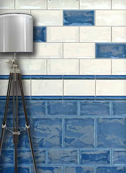 Фото Плитка Plus MA BOMBATO WHITE ZINC 2,2X15 Испания