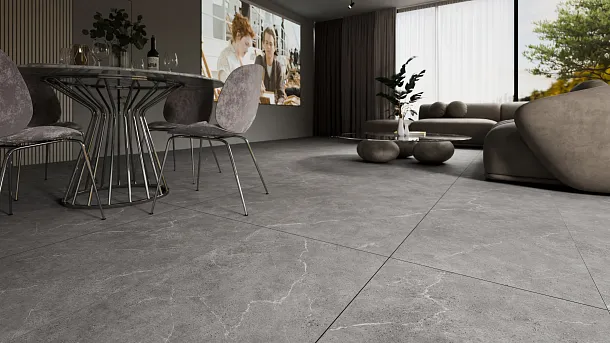 Фото Керамогранит Protiles PT60F7044 Alicante Black Matt 600x600x9 Узбекистан