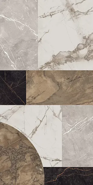 Керамогранит Epoque Abstract Ret 60X120 (PF60005104) для гостиной, для кухни, для ванной, для туалета, для прихожей, на теплый пол Фото Керамогранит Epoque Abstract Ret 60X120 (PF60005104) Италия