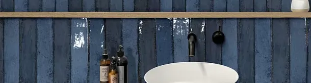Фото керамическая плитка Monopole Martinica Blue 7.5x30 Испания