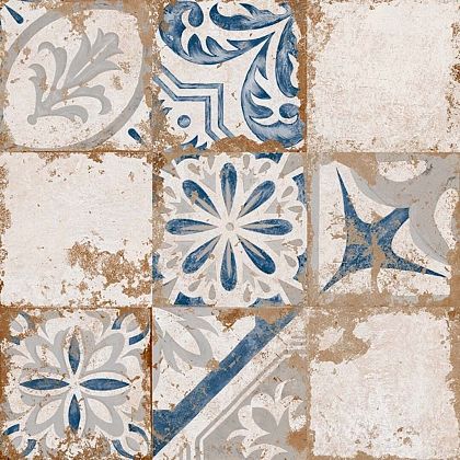 Фото Керамогранит el molino memory azul brillo 58x58 Испания