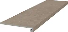 Фото Ступень Kerama Marazzi Касабланка клееная фронтальная HP бежевый матовый обрезной 33x119,5x0,9 (KM6012G0181RGCF)