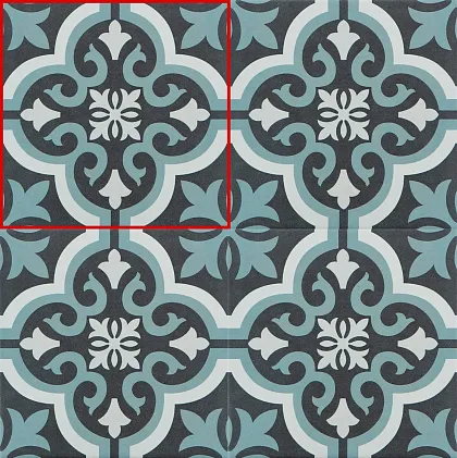 Фото керамическая плитка DeShun Ceramics Art Decor DC232 20x20 Китай