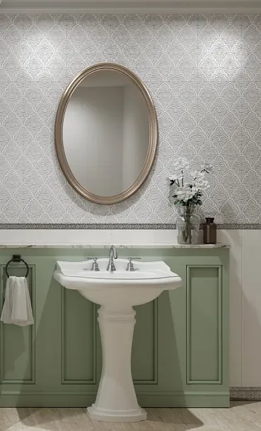 Фото Керамическая Плитка Aparici Ona White Bow 29,75x99,55 Испания