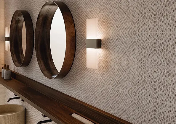 Фото Плитка Ibero R0002621 Strata Beige Rect 30x90 Испания