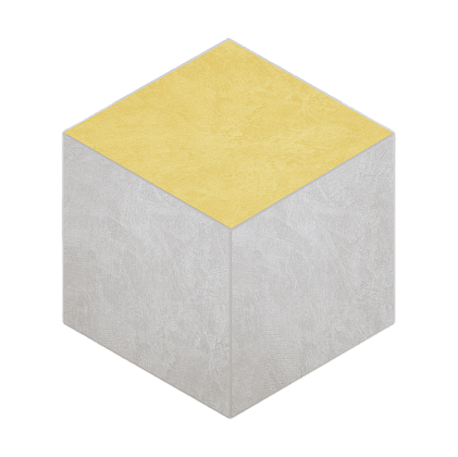 Фото Мозаика Spectrum Cube Milky White SR00/Yellow SR04 неполированная 25x29 Россия