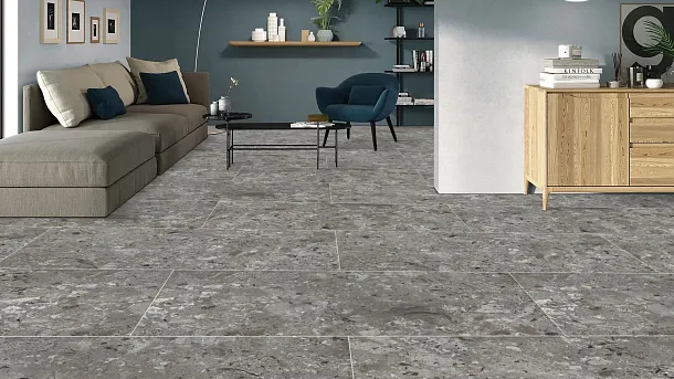 Керамогранит CRAFT THOLLOSS GRISS CARVING 60x120 для гостиной, для ванной, для прихожей Фото Керамогранит CRAFT THOLLOSS GRISS CARVING 60x120 Индия