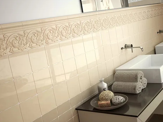 Фото Плитка MOLDURA WHITE 5x15 Испания