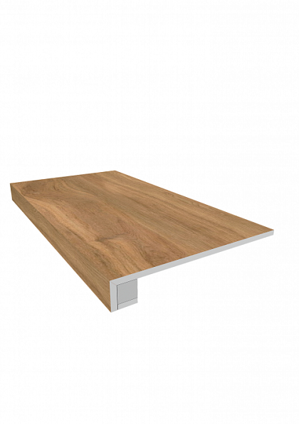 Фото Ступень комплект Selection Eucalyptus SI02 неполированная (прямоугольный бортик + подступенок) 33x120 Россия