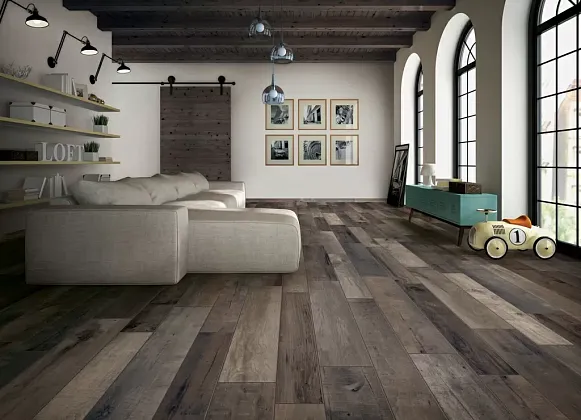 Фото Керамогранит J87750 Aspen Dark 15x100 Италия