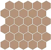 Фото керамическая плитка Агуста оранжевый матовый 29,7x29,8x0,69 из 30 частей (5,2х6) (63011)