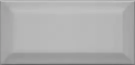 Фото Плитка 16054 Клемансо серый тёмный грань 7.4*15