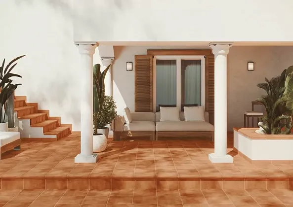 Фото Клинкерная плитка Esquina Florentina Gobi Universal 330x330x50 Испания