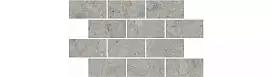 Фото Kerama Marazzi Декор Чеппо ди Гре мозаичный серый матовый обрезной 34,6x20x0,9 (DD606020\MM)