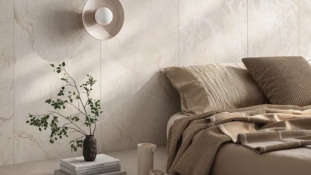 Фото Керамогранит Vitra K958030R0001VTER LiquidSilk Слоновая Кость Матовый R10A Ректификат 60x120 Турция