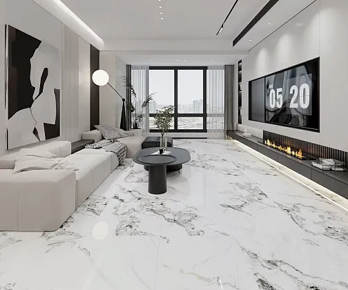 Фото Керамогранит Bianco Gold Soft Polished 60x120 (BHW-0035) Китай