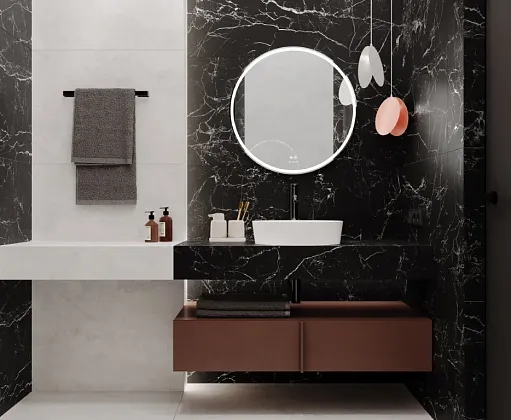 Фото Керамогранит Laparet Lp6060G0131R Intense Nero Чёрный Матовый Карвинг 59,5Х59,5 Россия