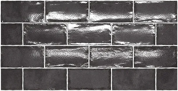 Фото Плитка Equipe 27615 Altea Black 7.5x15 Испания