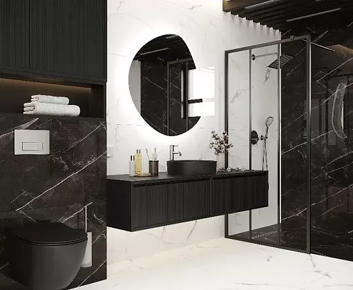 Фото Керамогранит Swizer White белый полированный 60x120 Индия