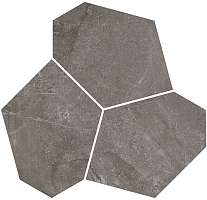 Фото Kerama Marazzi Декор Марсель наборный серый матовый обрезной 26,5x25,5x0,9 (KMD2HID026GR)