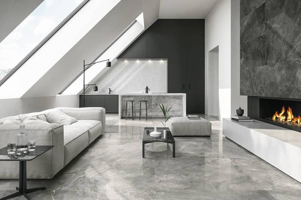 Фото Керамогранит OI28 River Grey Soft 60x120 Италия