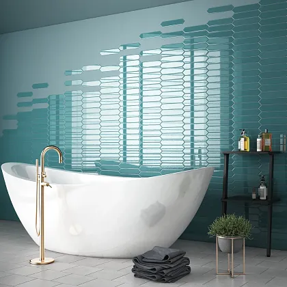 Фото Плитка Equipe 25835 Arrow Pure White 5x25 Испания