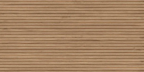 Фото Керамогранит Laparet Wood Canarium Almond Stripes Тёмно-Бежевый Матовый Карвинг 60Х120 Индия