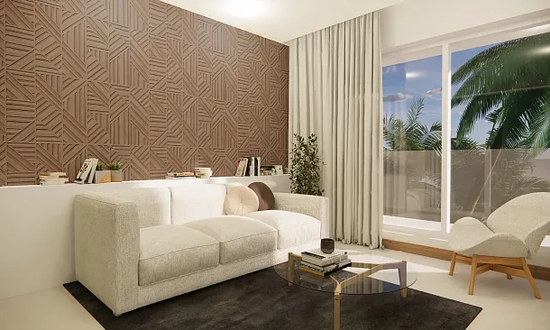 Фото Керамогранит Prissmacer Ess. Rlv. Poppins Terra Matt Rect 60x120 Испания