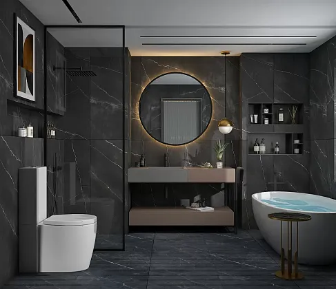 Фото Керамогранит Venato Grey Grains Mould R11 60x120 (BHB-3002) Китай