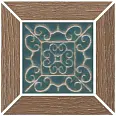 Kerama Marazzi Декор Тровазо наборный коричневый светлый матовый 13x13x0,9 (ID157)