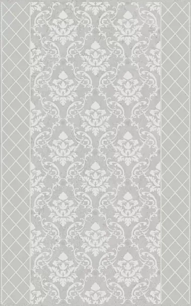 Фото Декор AZ\A053\6424 Мотиво серый светлый глянцевый 25x40 Россия