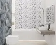 Плитка Laparet 13140Tr Prada Bianco Сатин Обрезной 30X89,5